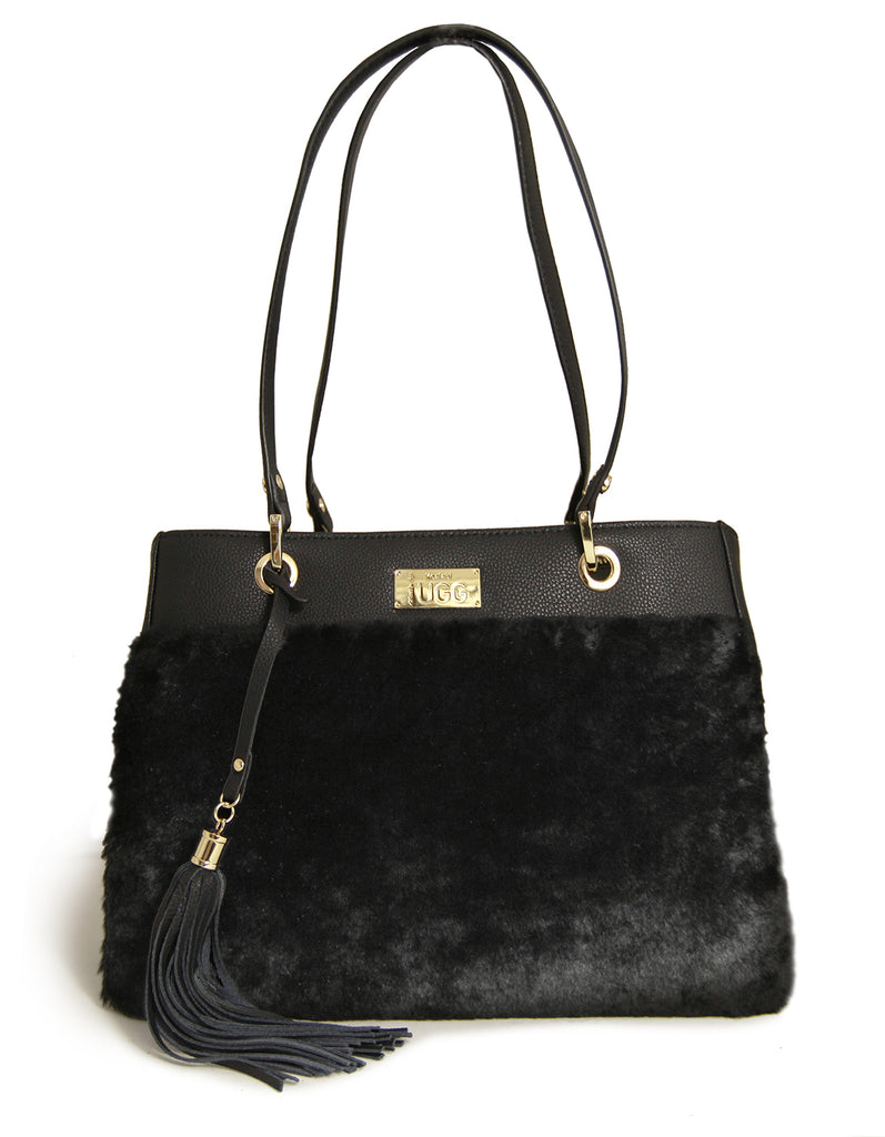 Sheepskin Fur Tote Bag