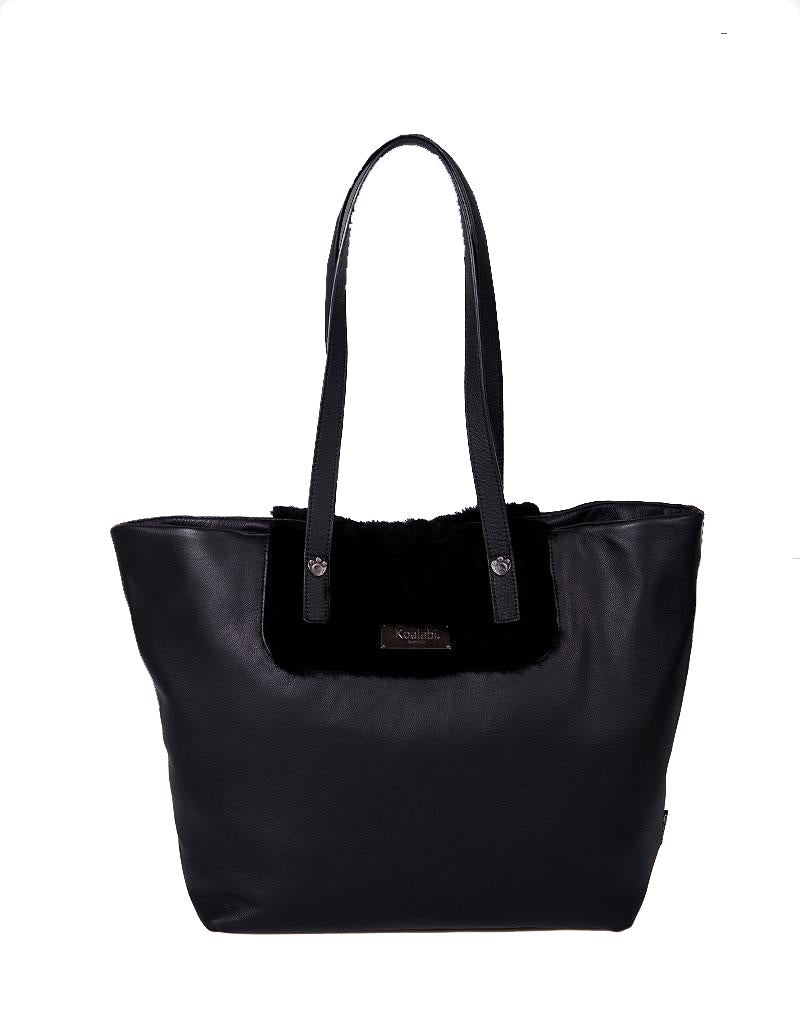 Sheepskin sales tote bag